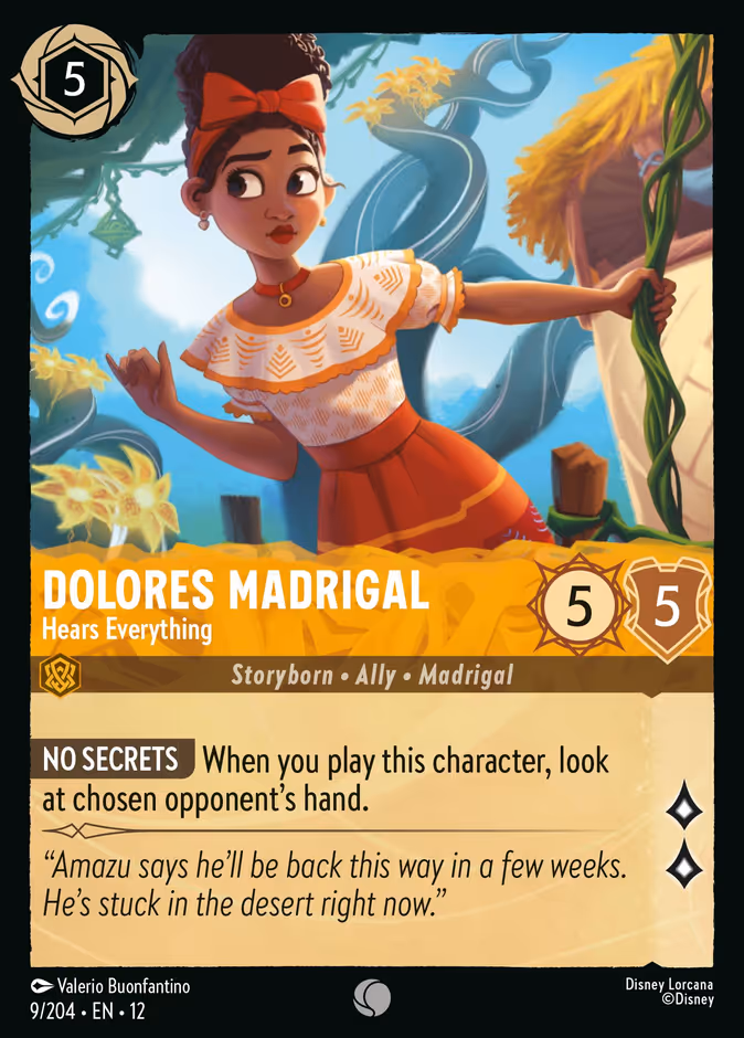 Dolores Madrigal — Hears Everything 9