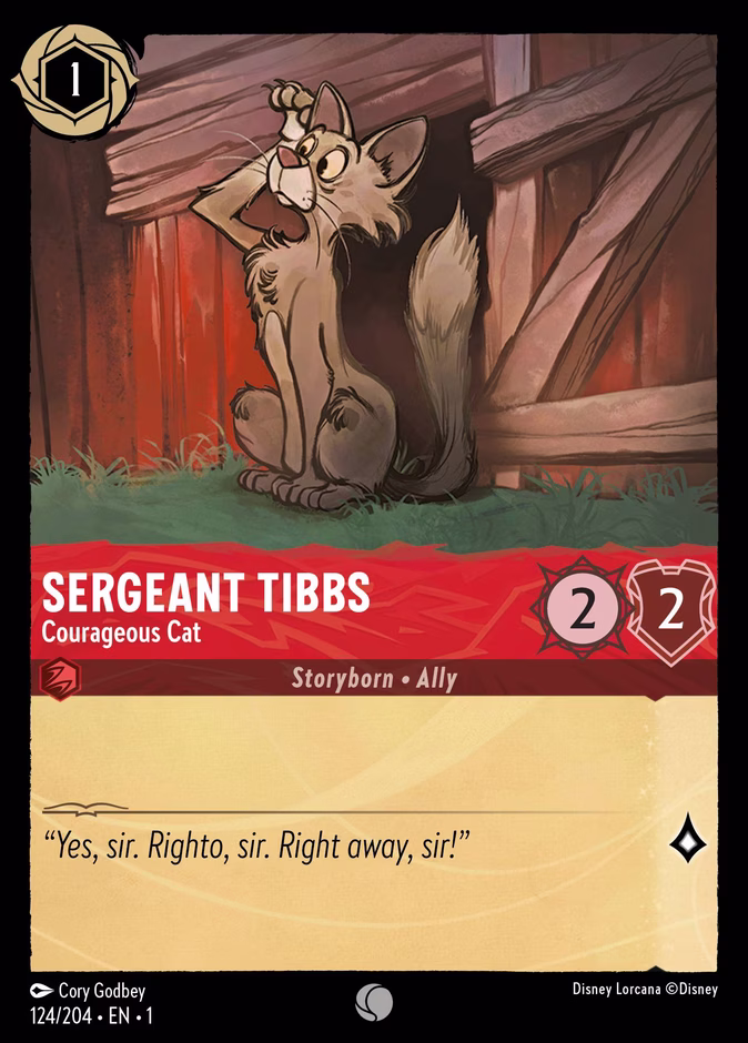Sergeant Tibbs — Courageous Cat 124