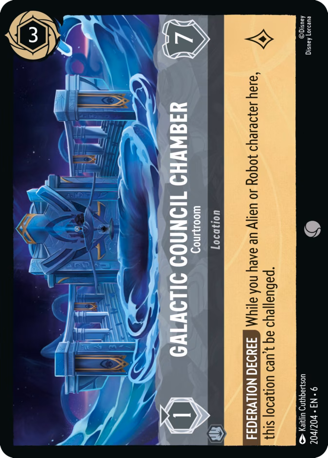 Galactic Council Chamber — Courtroom 204
