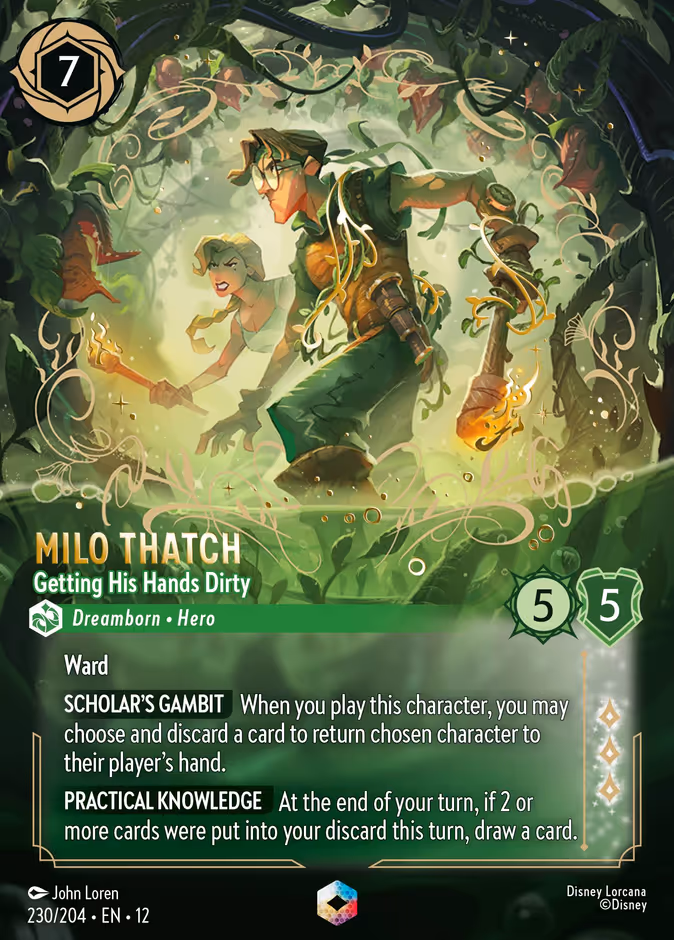 Milo Thatch — Getting His Hands Dirty 230