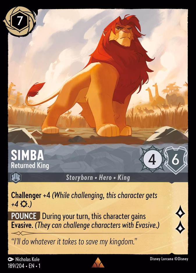 Simba — Returned King 189