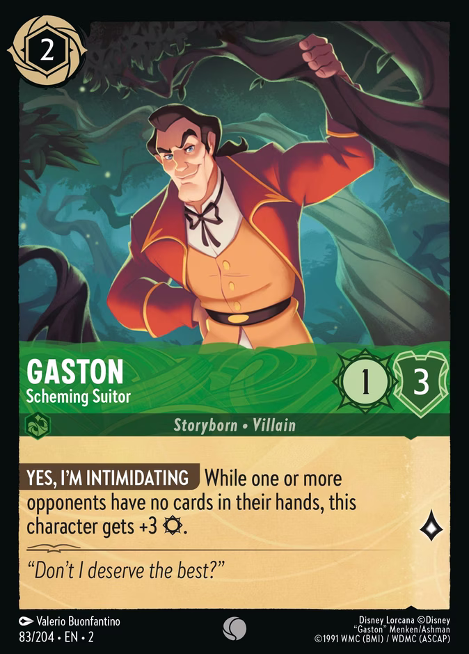 Gaston — Scheming Suitor 83