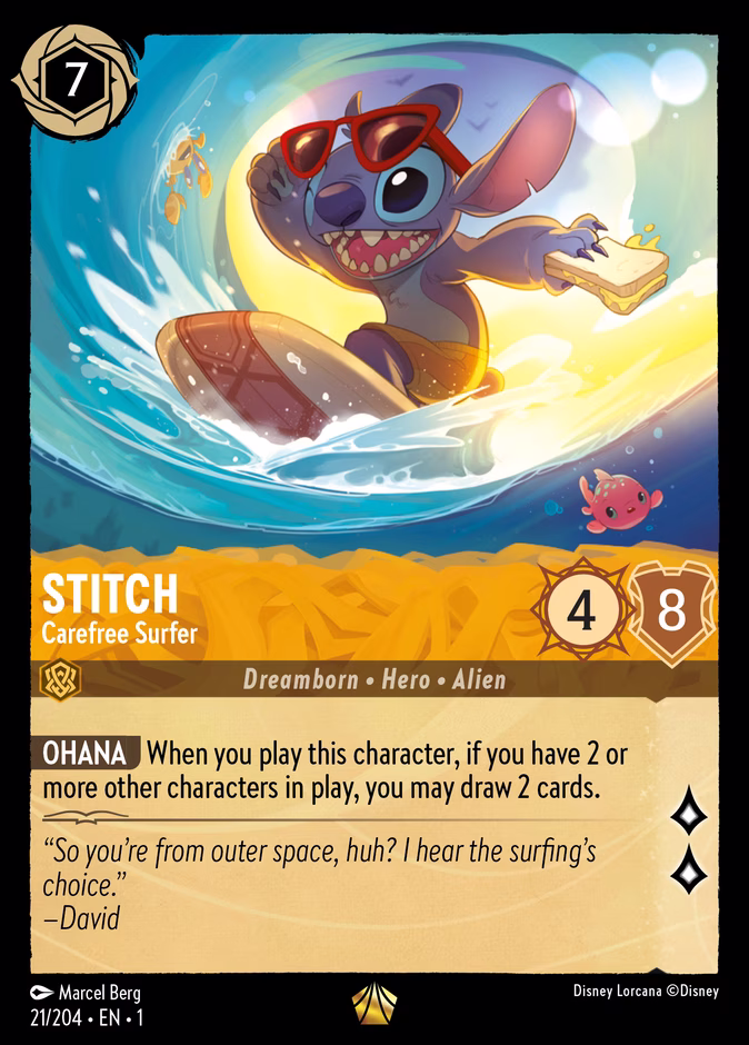 Stitch — Carefree Surfer 21