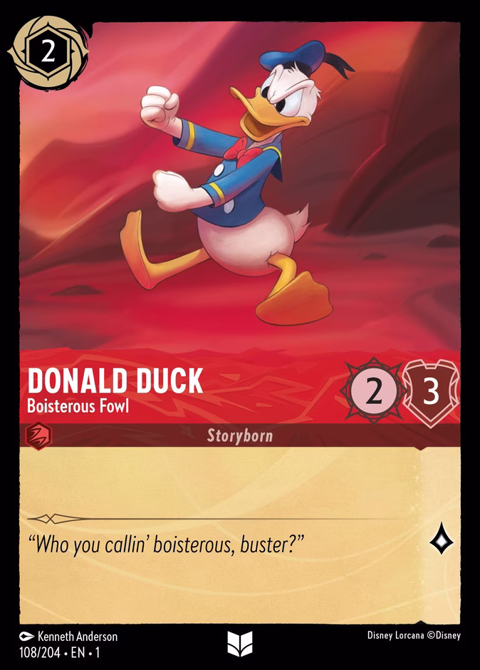 Donald Duck — Boisterous Fowl 108