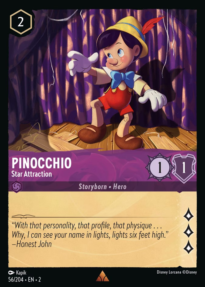 Pinocchio — Star Attraction 56