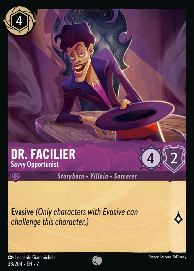 Dr. Facilier — Savvy Opportunist 38