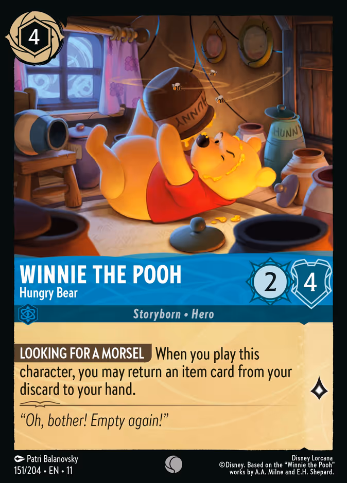 Winnie the Pooh — Hungry Bear 151