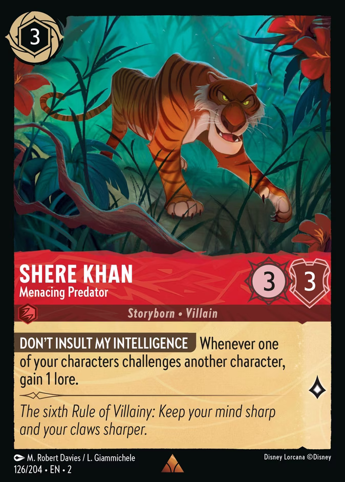 Shere Khan — Menacing Predator 126