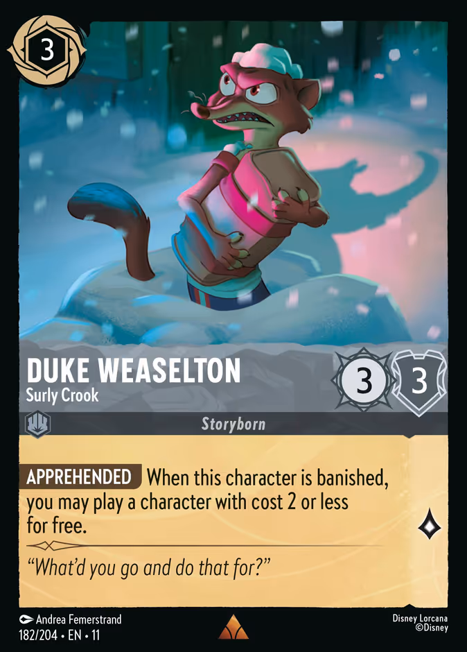 Duke Weaselton — Surly Crook 182