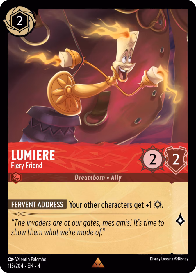 Lumiere — Fiery Friend 113