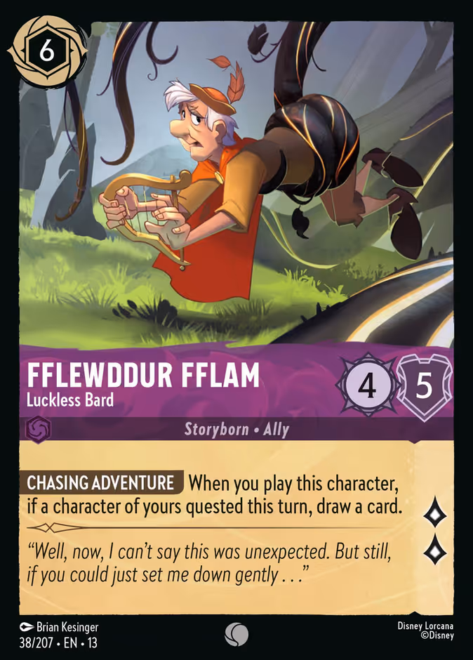 Fflewddur Fflam — Luckless Bard 38