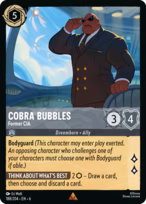 Cobra Bubbles — Former CIA