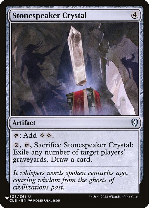 Stonespeaker Crystal CLB-338