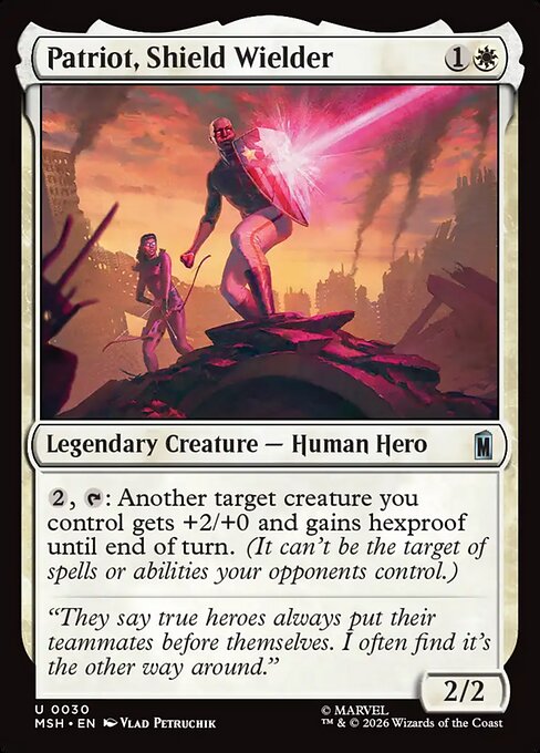 Patriot, Shield Wielder 30