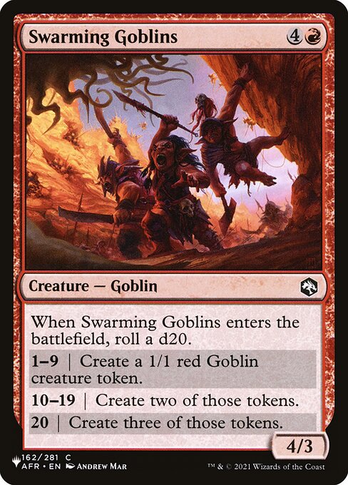 Swarming Goblins AFR-162