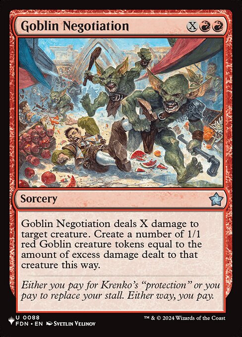 Goblin Negotiation FDN-88