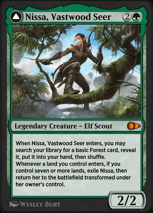 Nissa, Vastwood Seer // Nissa, Sage Animist 187