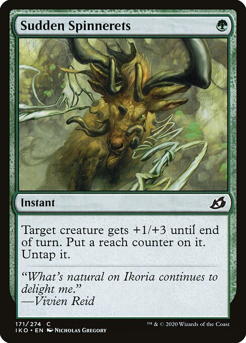 Sudden Spinnerets 171
