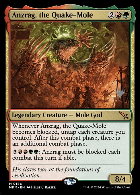 Anzrag, the Quake-Mole 186p