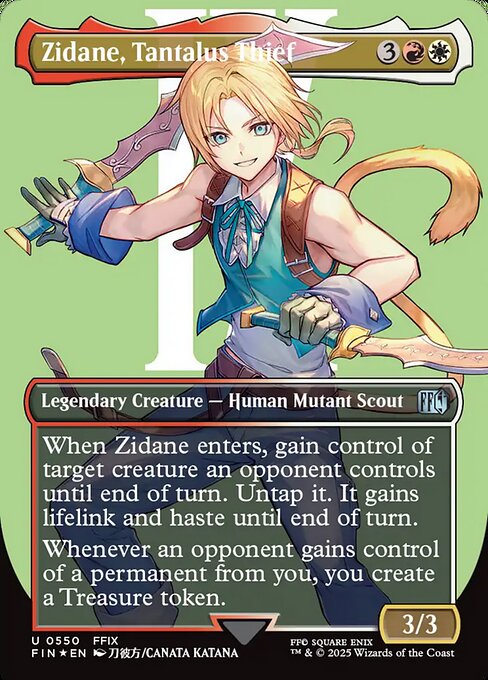 Zidane, Tantalus Thief 550