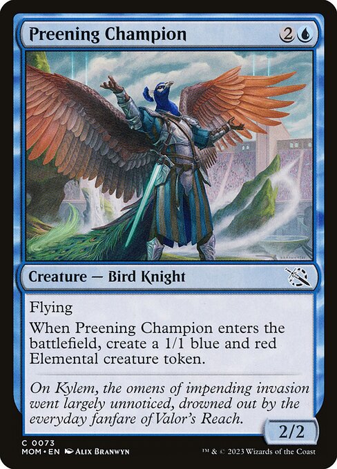 Preening Champion 73