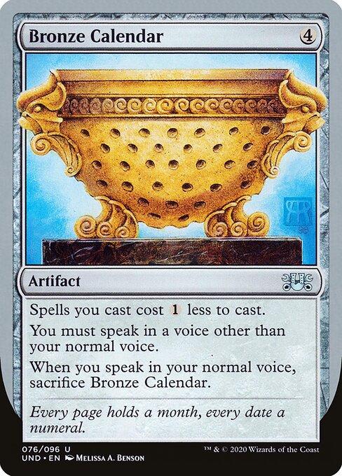 Bronze Calendar 76