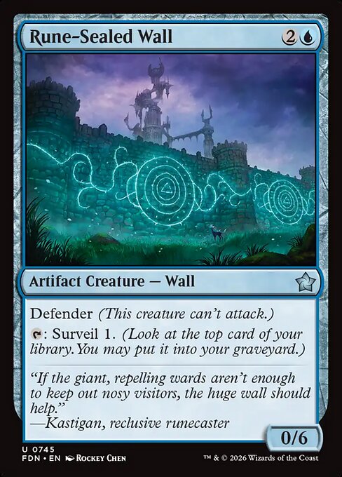 Rune-Sealed Wall 745