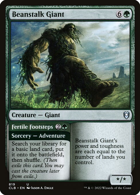 Beanstalk Giant // Fertile Footsteps 819