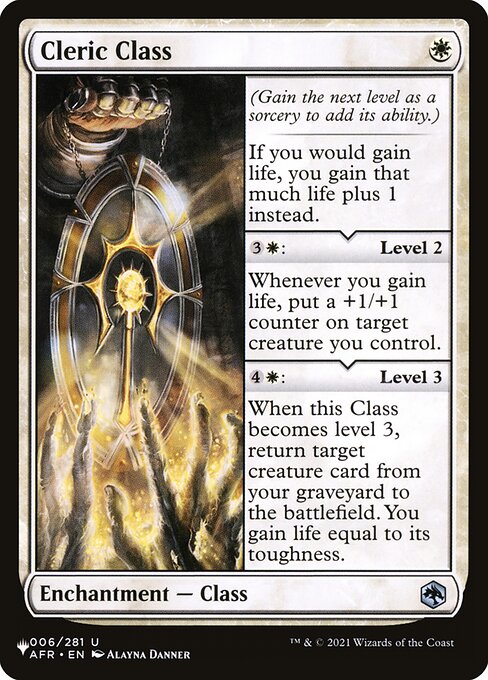 Cleric Class AFR-6