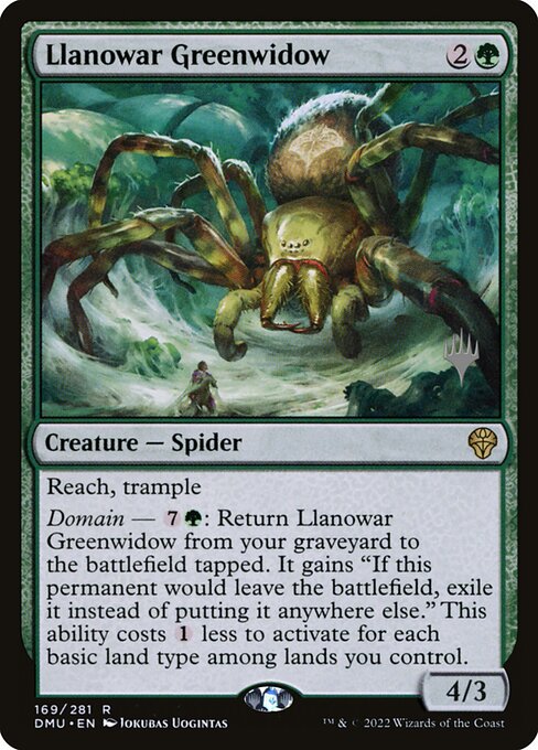 Llanowar Greenwidow 169p