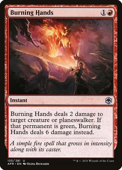 Burning Hands 135