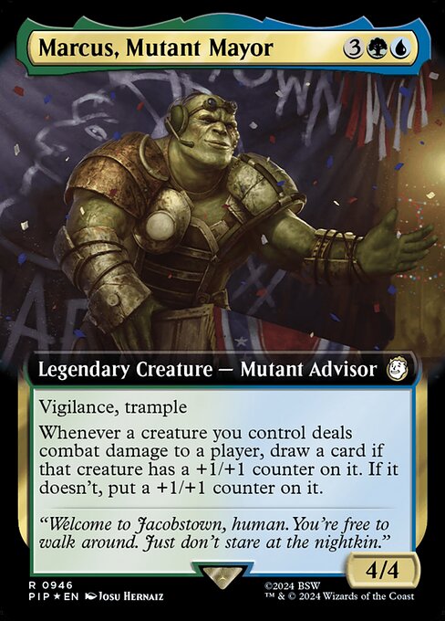 Marcus, Mutant Mayor 946