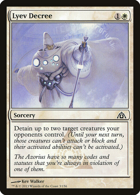 Lyev Decree 3