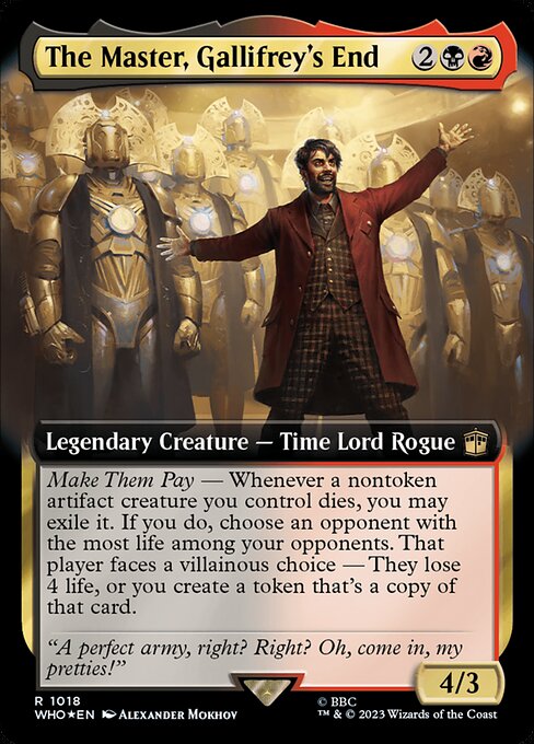 The Master, Gallifrey's End 1018
