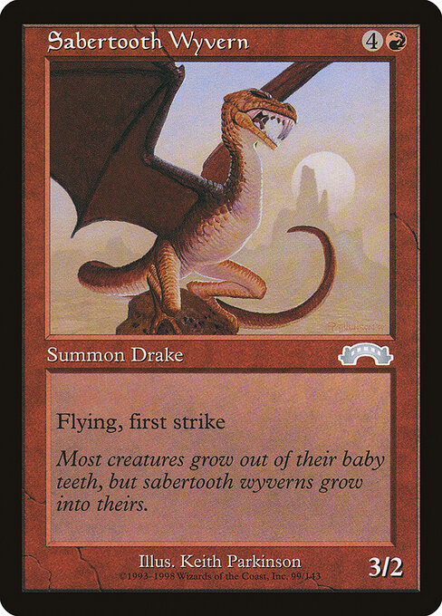 Sabertooth Wyvern 99