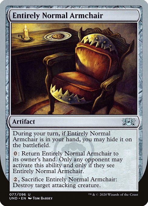 Entirely Normal Armchair 77