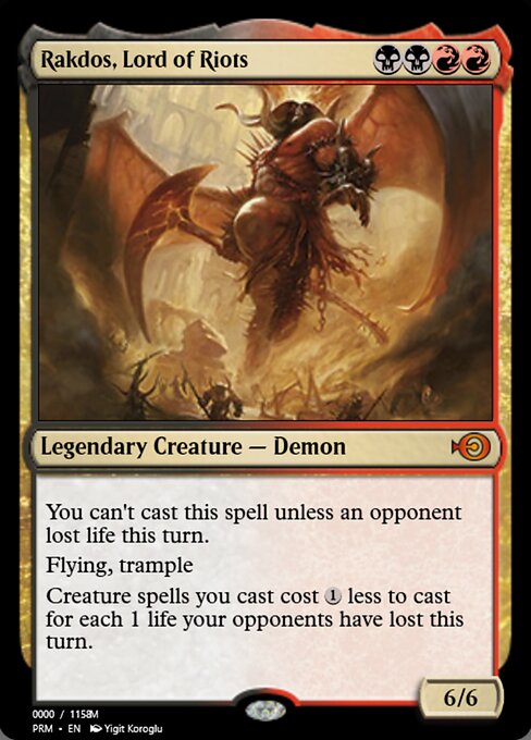 Rakdos, Lord of Riots 86208