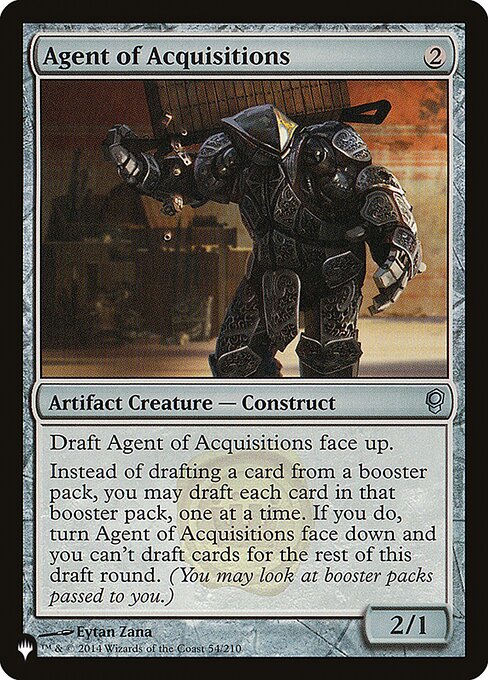 Agent of Acquisitions CNS-54