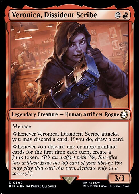 Veronica, Dissident Scribe 598