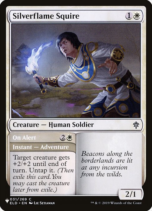 Silverflame Squire // On Alert ELD-31