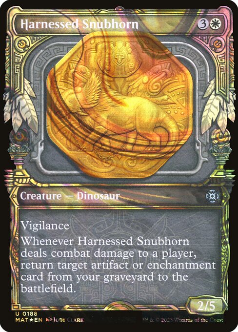 Harnessed Snubhorn 188