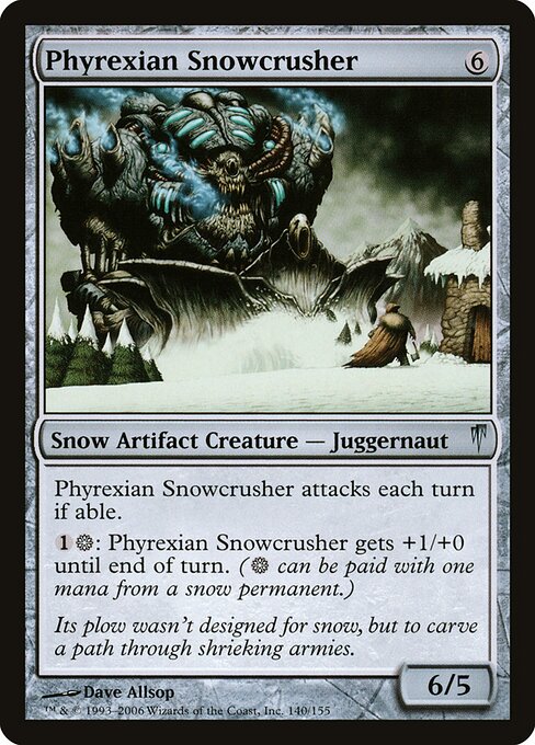 Phyrexian Snowcrusher 140