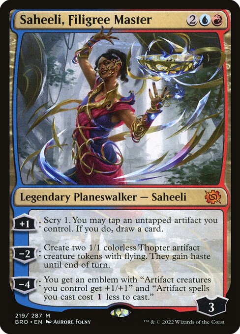 Saheeli, Filigree Master 219