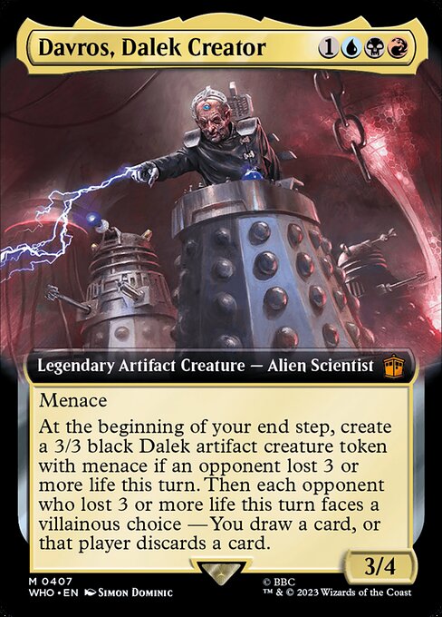 Davros, Dalek Creator 407