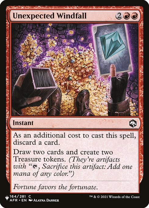 Unexpected Windfall AFR-164