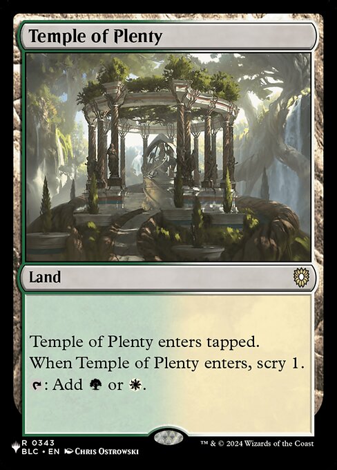 Temple of Plenty BLC-343