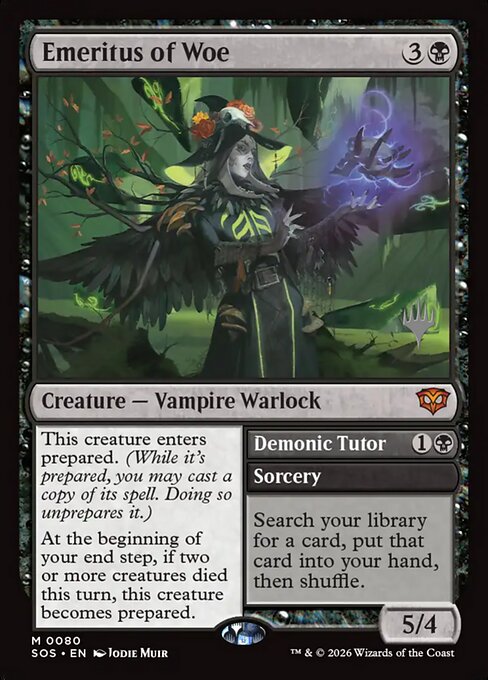 Emeritus of Woe // Demonic Tutor 80p