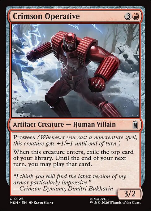 Crimson Operative 126