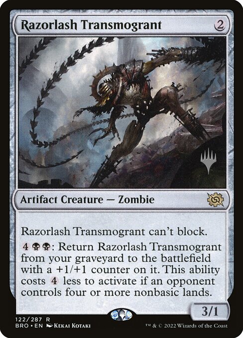 Razorlash Transmogrant 122p