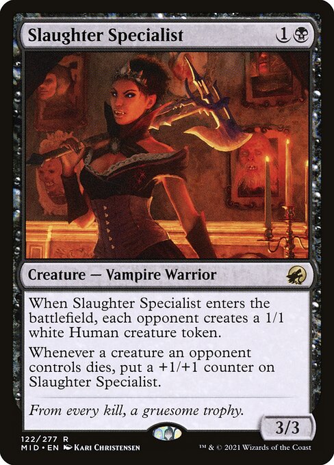 Slaughter Specialist 122
